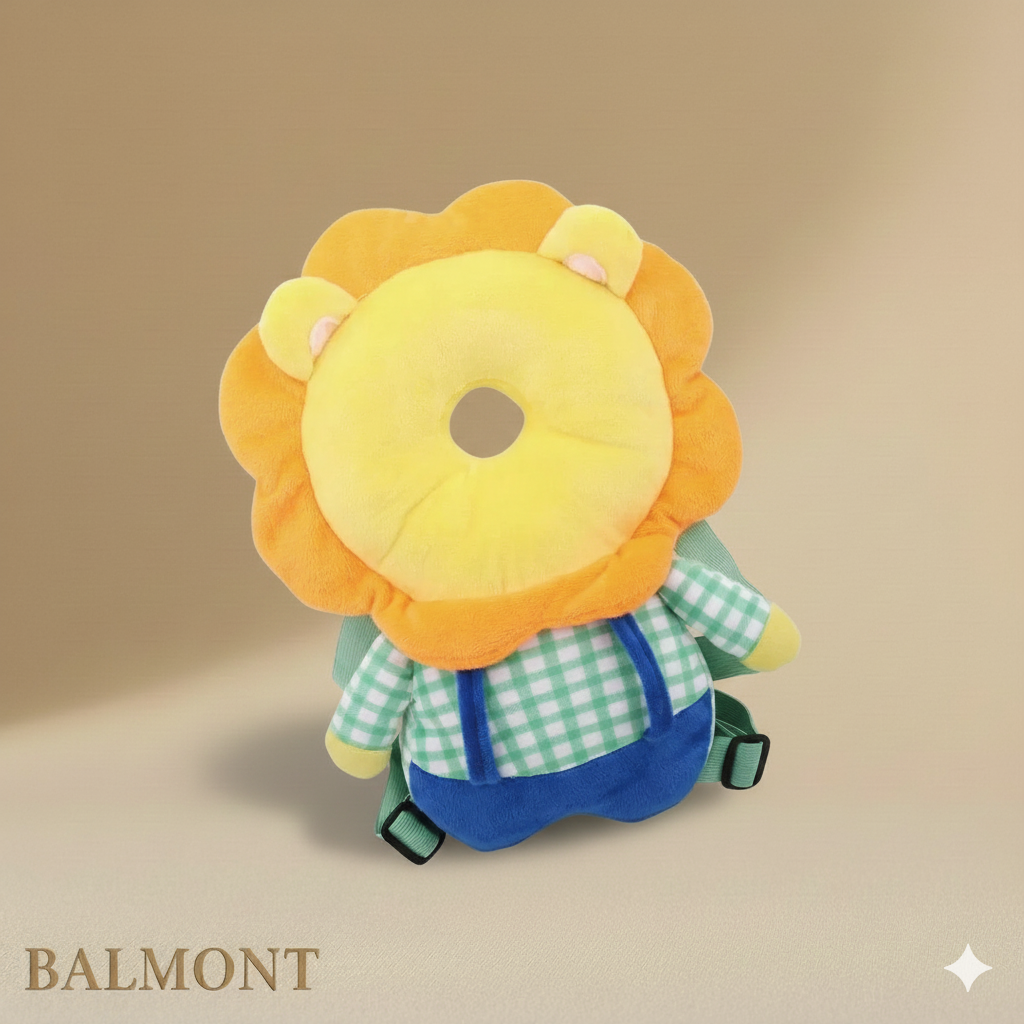 Coussin de protection tête bébé en matières souples