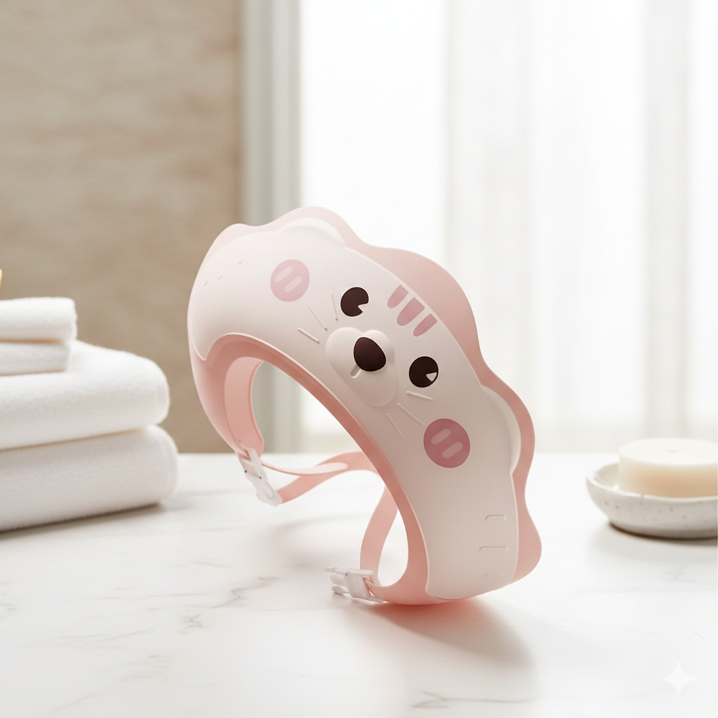 Casquette de bain bébé en silicone souple