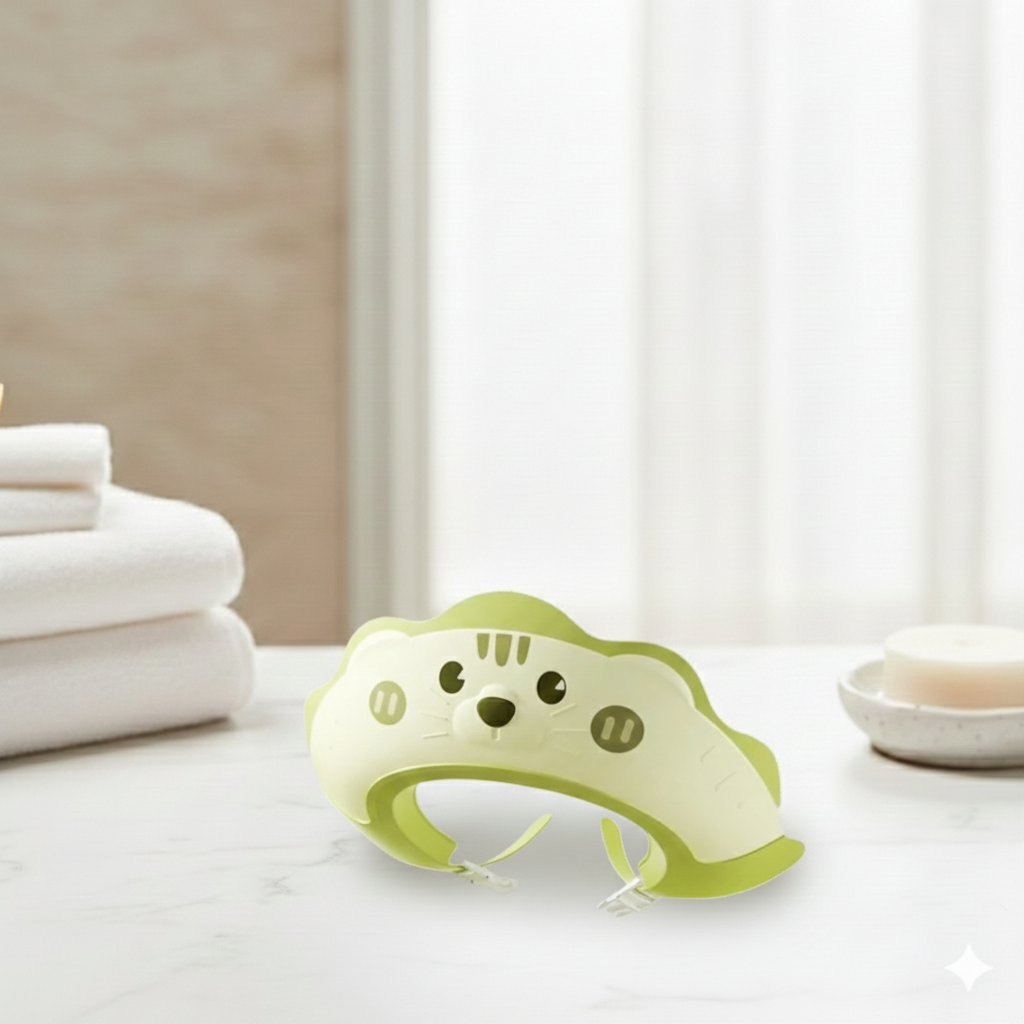 Casquette de bain bébé en silicone souple