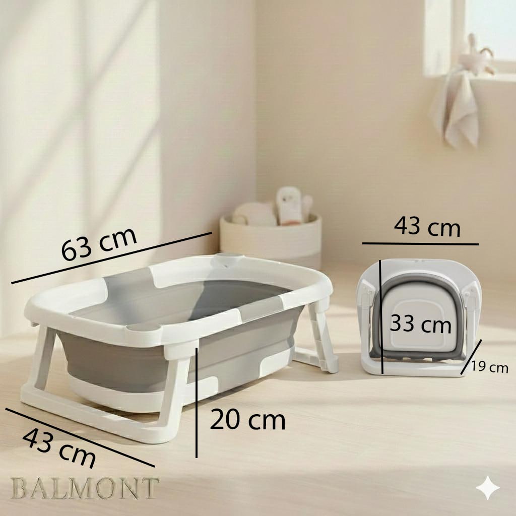 Baignoire bébé pliable en plastique