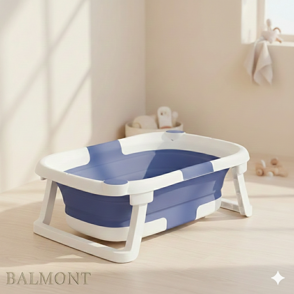 Baignoire bébé pliable en plastique