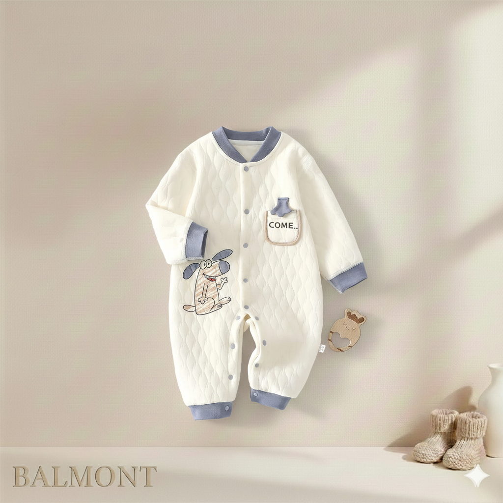 Combinaison bébé chien douceur et confort