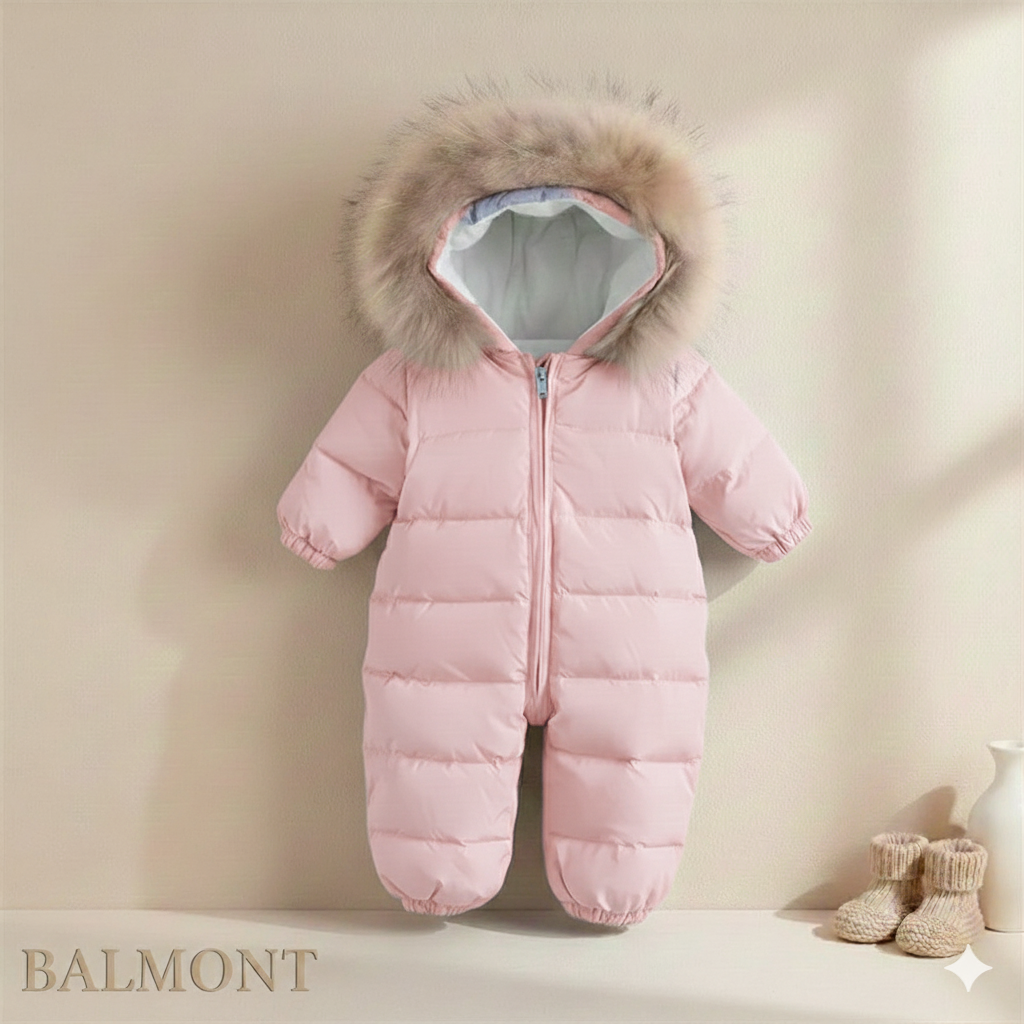 Combinaison hiver bébé en polyester doublure peluche