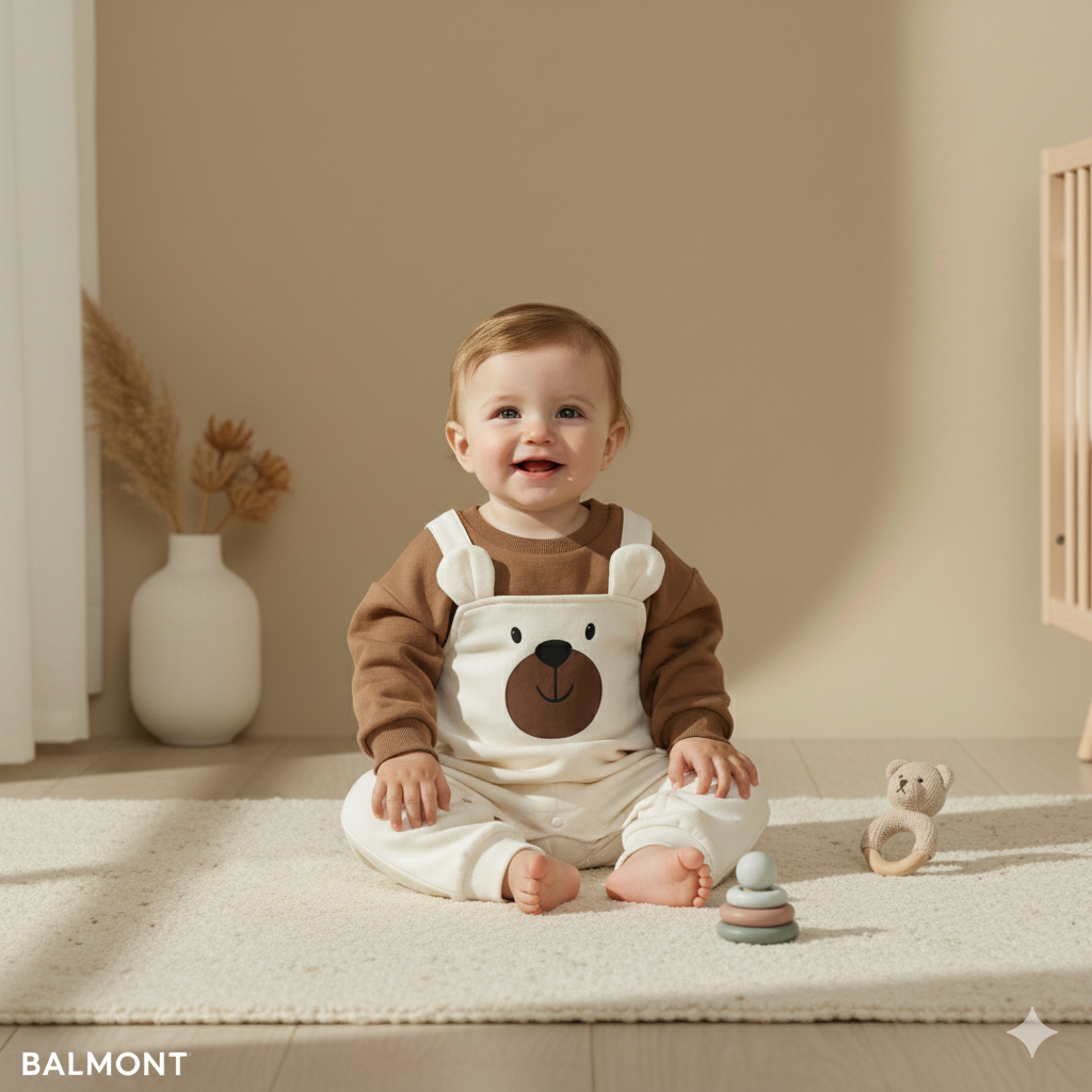 Combinaison bébé ourson douceur et confort