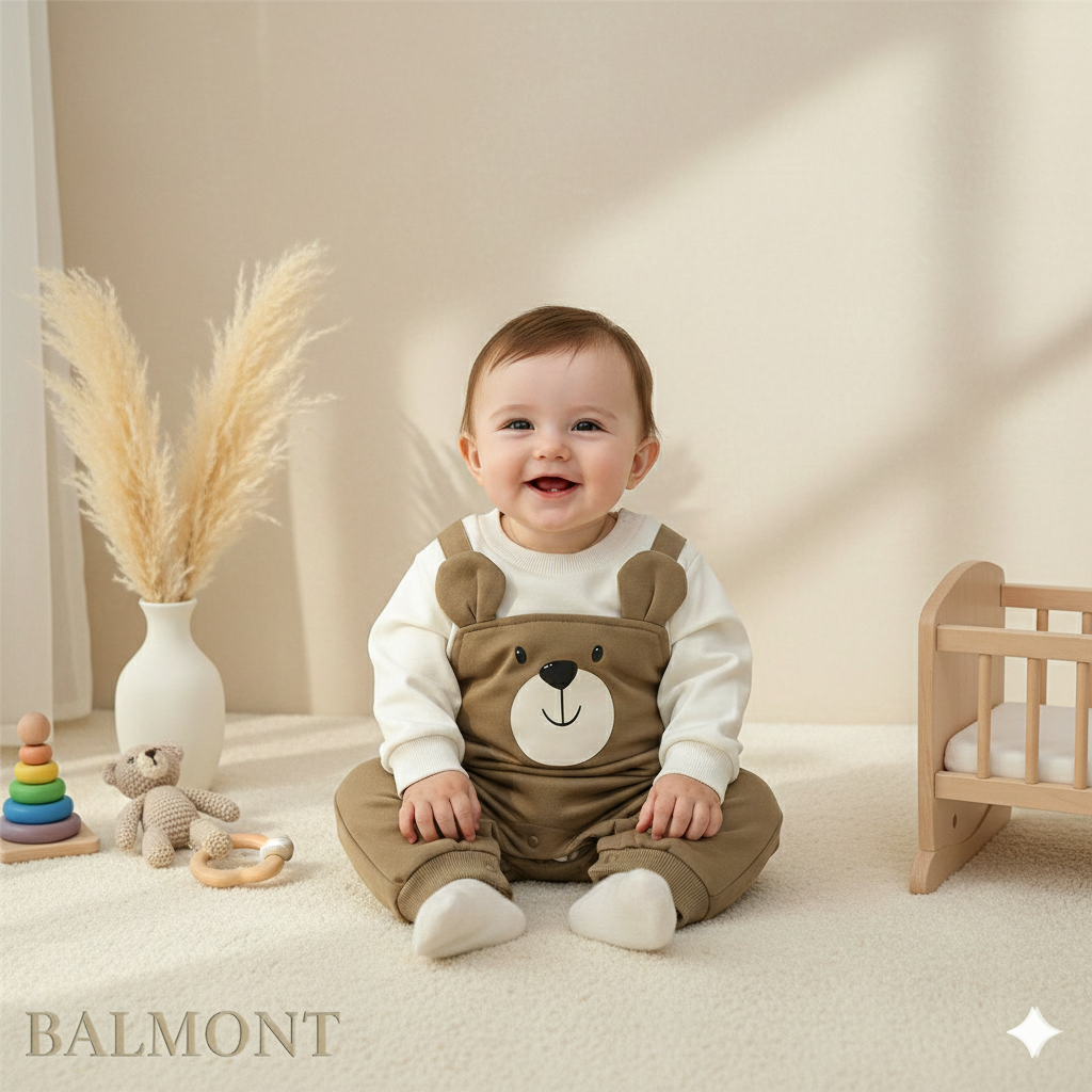 Combinaison bébé ourson douceur et confort