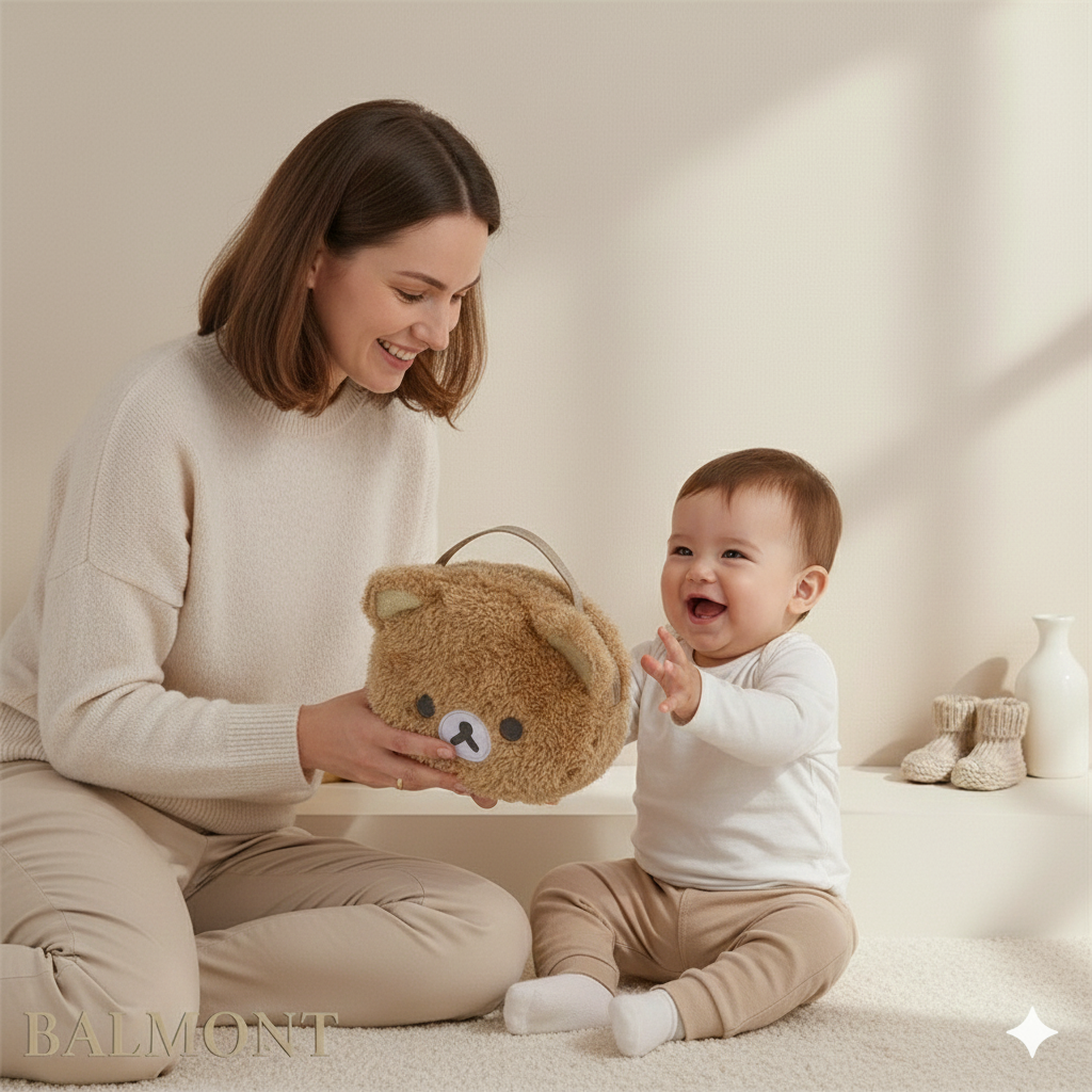 Trousse Peluche Ourson – Rangement Accessoires