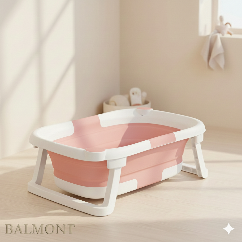 Baignoire bébé pliable en plastique
