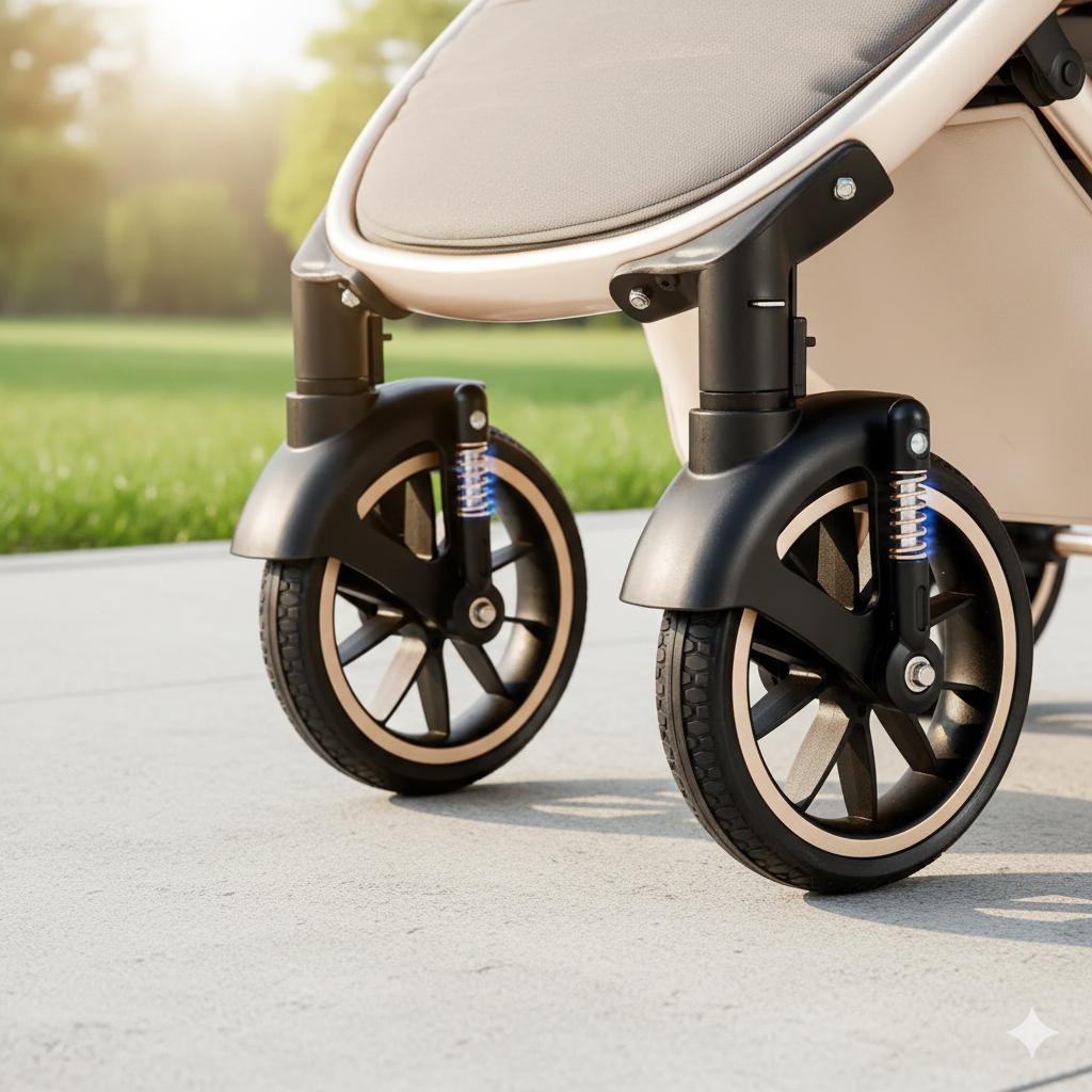 Poussette bébé modulable 3-en-1