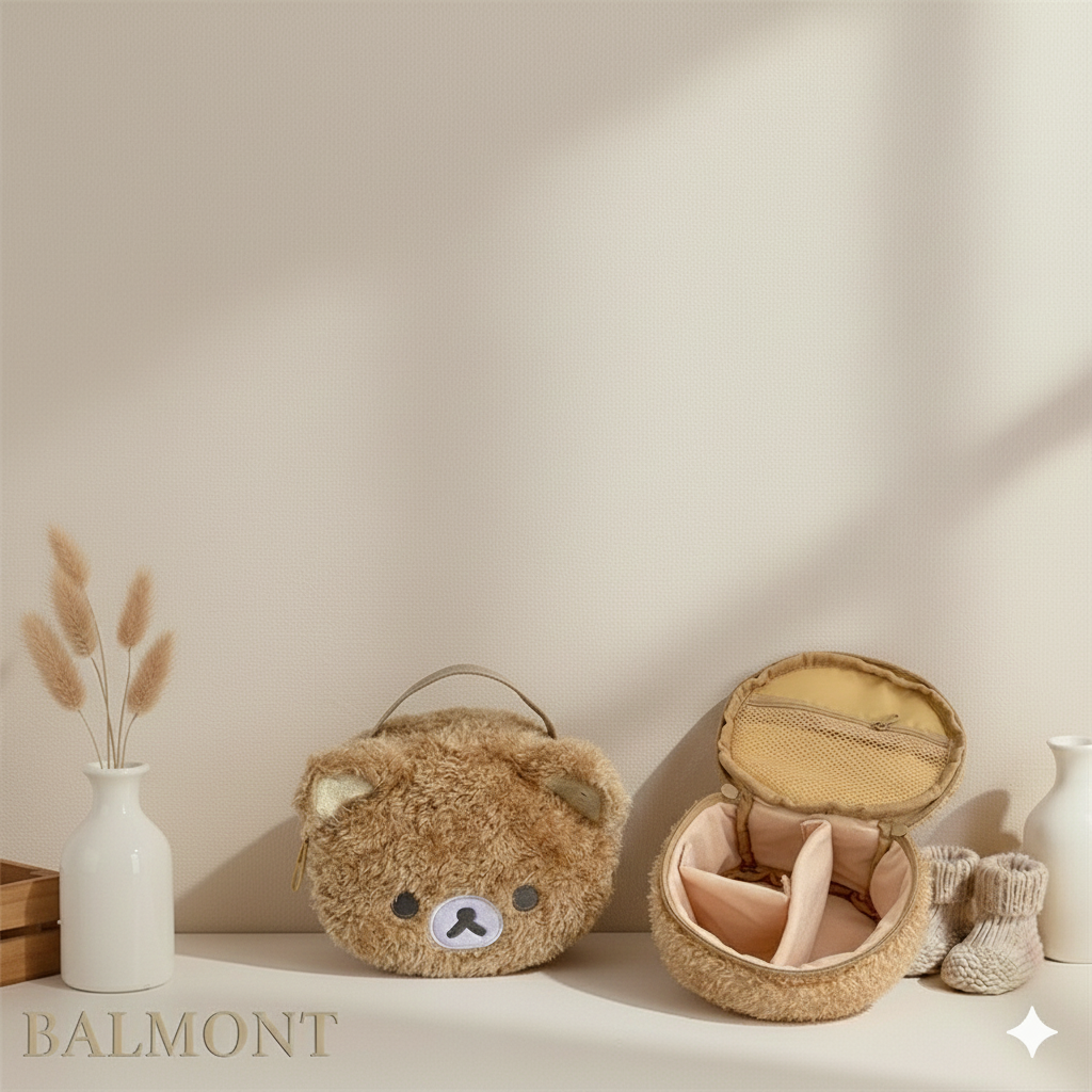 Trousse Peluche Ourson – Rangement Accessoires